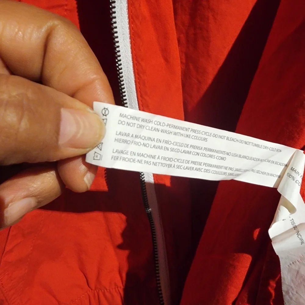 Denim & Flower Ricky Singh Rust Windbreaker  - Picture 9 of 9